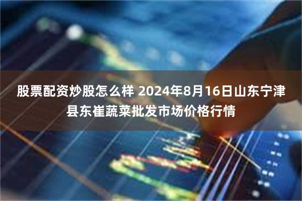 股票配资炒股怎么样 2024年8月16日山东宁津县东崔蔬菜批发市场价格行情