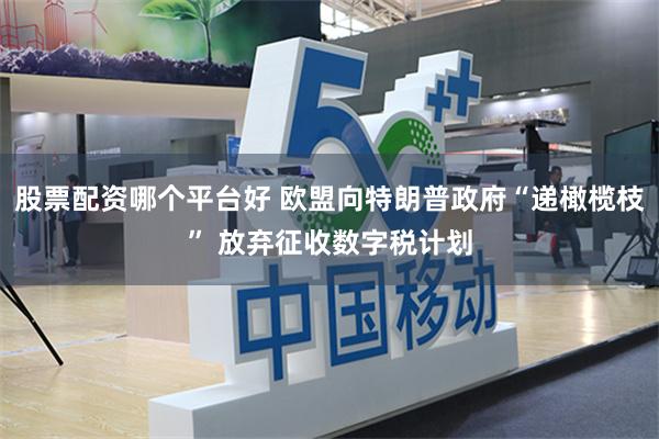 股票配资哪个平台好 欧盟向特朗普政府“递橄榄枝” 放弃征收数字税计划
